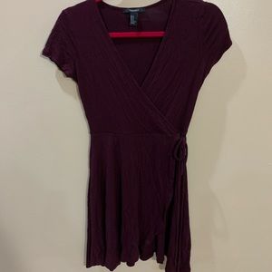 F21 surplice dress